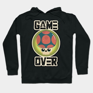 Game Over Mushroom Skull Hoodie